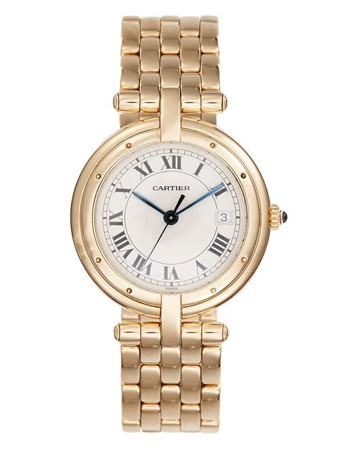 cartier round face watch|cartier panthere round face.